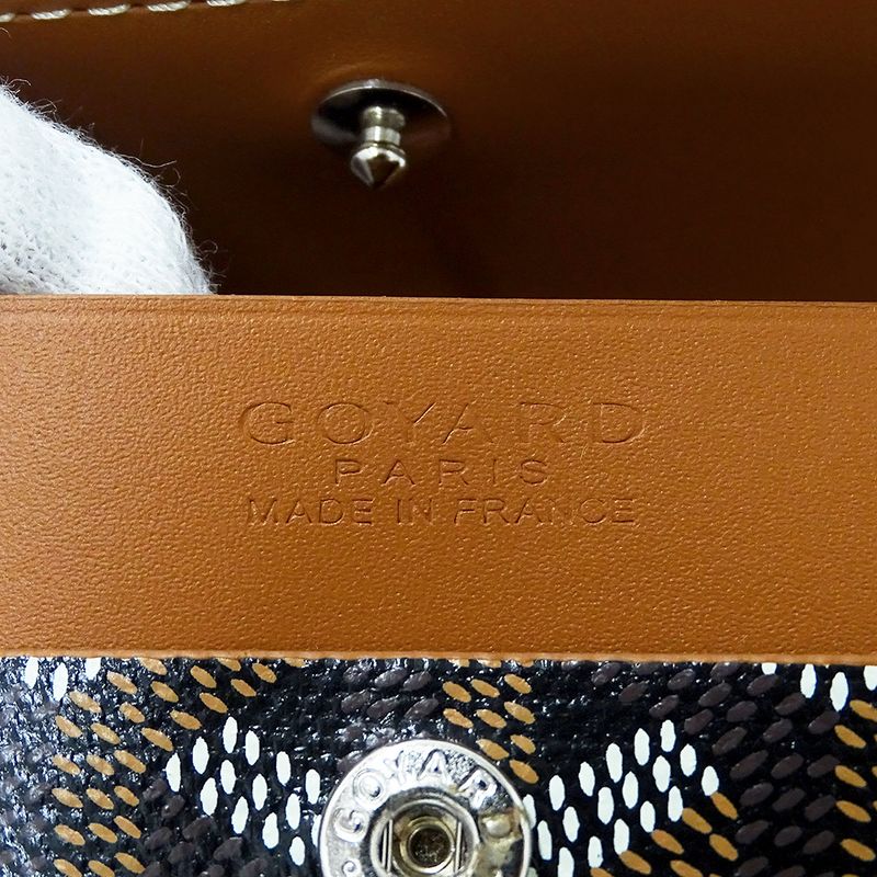 Goyard Wallet Women Men Brand Coin Case Marigny Noir Black Mini Wallet Stylish