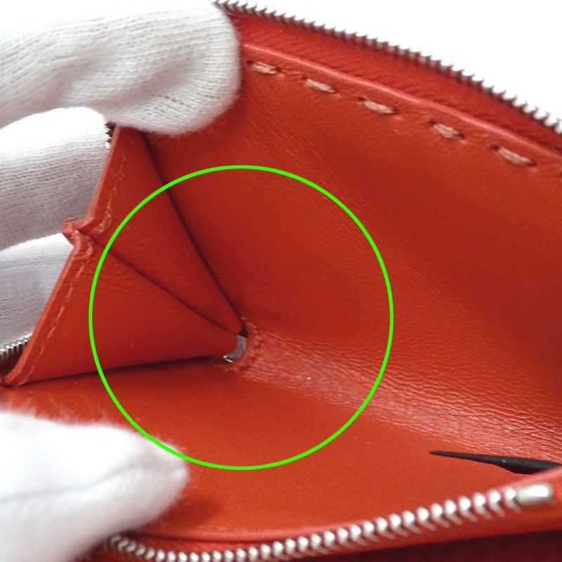 Fendi Wallets Women's Branded Bifold Wallet Peekaboo Micro Leather Red 8m0499