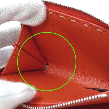 Fendi Wallets Women's Branded Bifold Wallet Peekaboo Micro Leather Red 8m0499