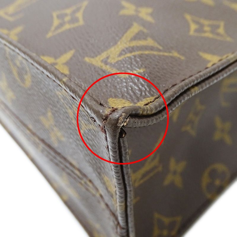 Louis Vuitton Bag Monogram Women's Brand Tote Handbag Sac Pura M51140 Brown A4