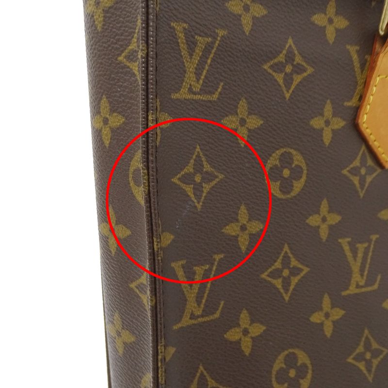 Louis Vuitton Bag Monogram Women's Brand Tote Handbag Sac Pura M51140 Brown A4