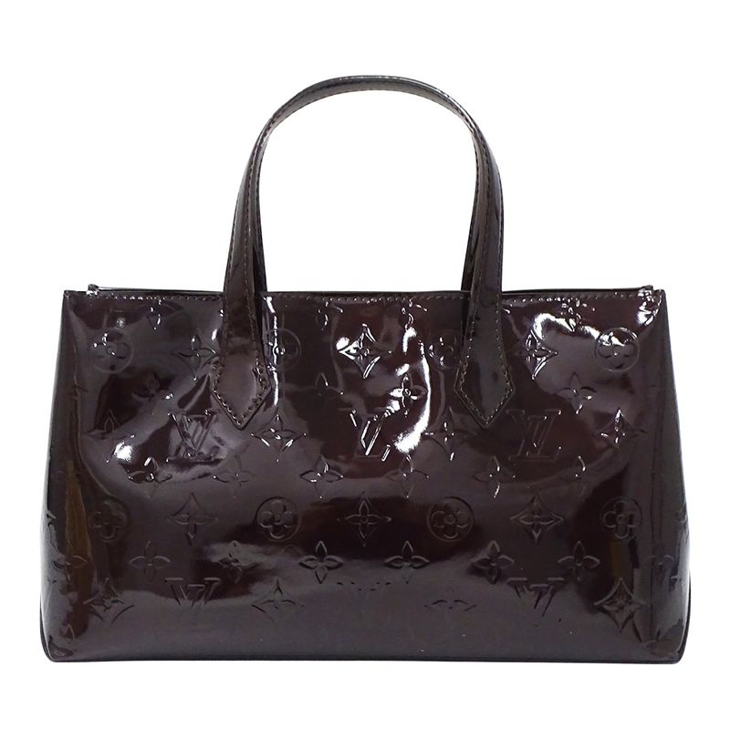 Louis Vuitton Bag Monogram Vernis Women's Branded Handbag Tote Bag Wilshire PM
