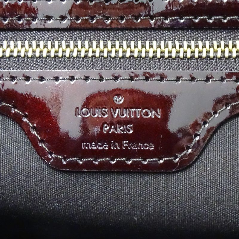 Louis Vuitton Bag Monogram Vernis Women's Branded Handbag Tote Bag Wilshire PM