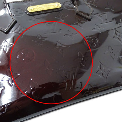 Louis Vuitton Bag Monogram Vernis Women's Branded Handbag Tote Bag Wilshire PM