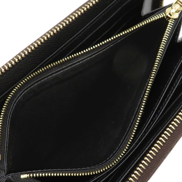 Louis Vuitton Long Wallet Zippy Wallet Leather Monogram Reverse Canvas Monogram