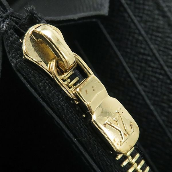 Louis Vuitton Long Wallet Zippy Wallet Leather Monogram Reverse Canvas Monogram