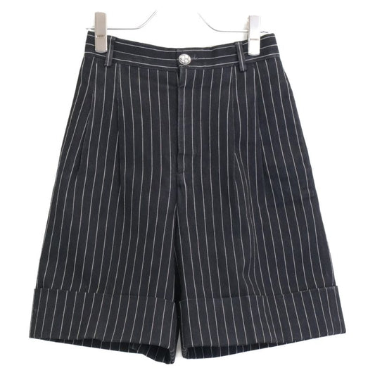 Chanel P51530v38341 15SS Striped Denim Culottes Shorts 36