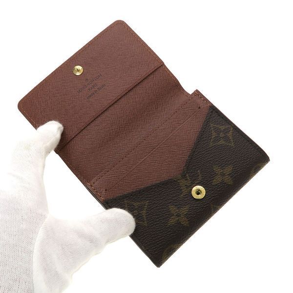 Louis Vuitton Monogram Enveloppe Carte De Visite M63801 [grade A)