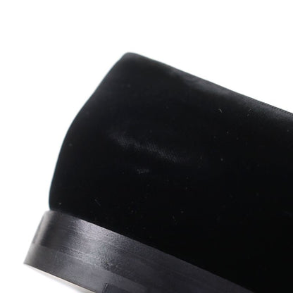 Louis Vuitton Hauteuil Line Velour Opera Shoes With LV Logo Embroidery Slip-on