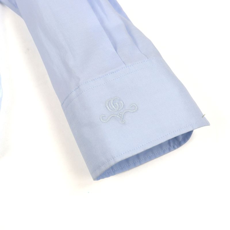 Gucci 22SS 664869 Cotton 100% GG Logo Embroidery Oxford Long Sleeve Shirt With