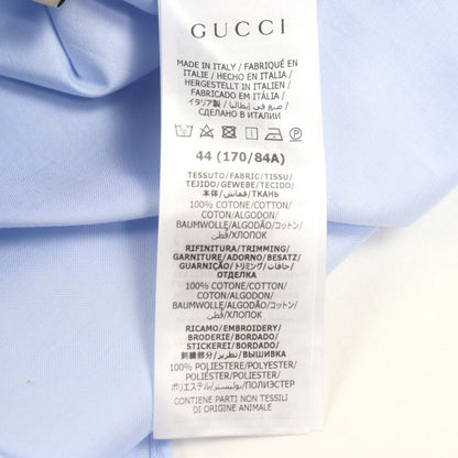 Gucci 22SS 664869 Cotton 100% GG Logo Embroidery Oxford Long Sleeve Shirt With