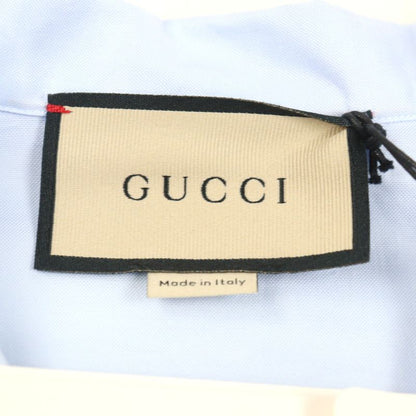 Gucci 22SS 664869 Cotton 100% GG Logo Embroidery Oxford Long Sleeve Shirt With
