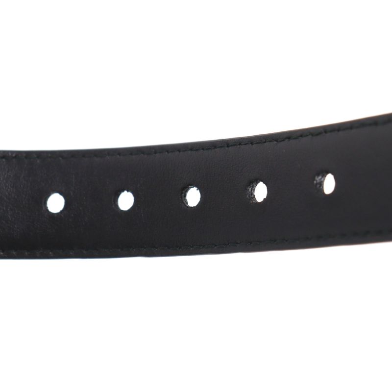 Prada 2yc022 Leather Triangle Logo Pet Collar Black Silver M With Box And