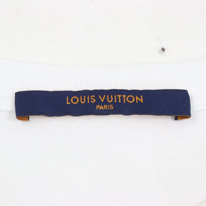 Louis Vuitton 2021 Hay50w 100% Cotton LV Circle Logo Embroidery Crew Neck Short