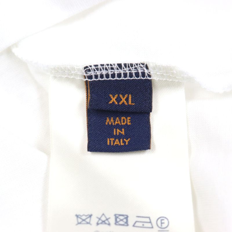 Louis Vuitton 2021 Hay50w 100% Cotton LV Circle Logo Embroidery Crew Neck Short