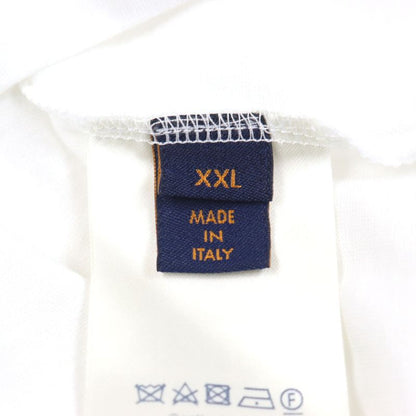 Louis Vuitton 2021 Hay50w 100% Cotton LV Circle Logo Embroidery Crew Neck Short