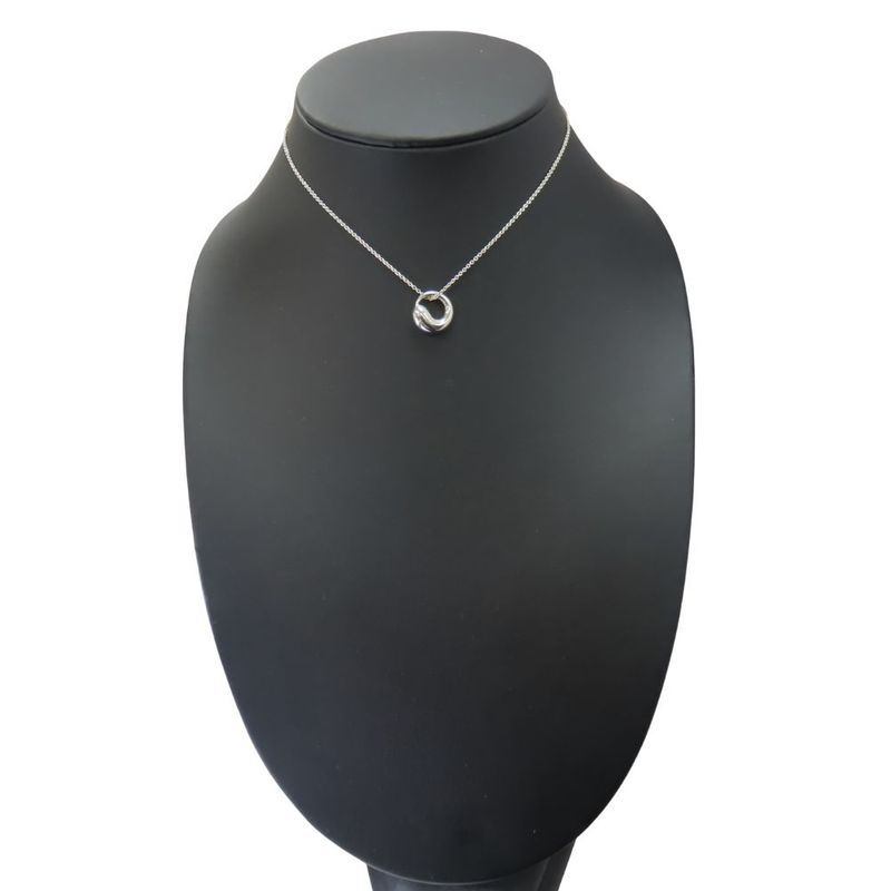 Tiffany & Co Necklace Eternal Circle 925 Silver Approx 8.5g Silver Elsa Peretti