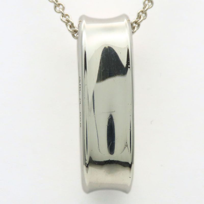 Tiffany & Co Necklace 1837 Narrow Oval Loop Silver 925 Approx 13.0g Silver