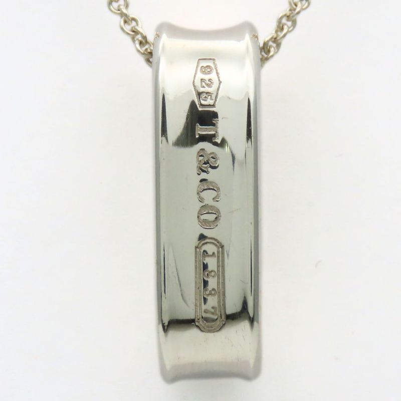 Tiffany & Co Necklace 1837 Narrow Oval Loop Silver 925 Approx 13.0g Silver