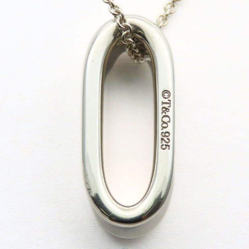 Tiffany & Co Necklace 1837 Narrow Oval Loop Silver 925 Approx 13.0g Silver