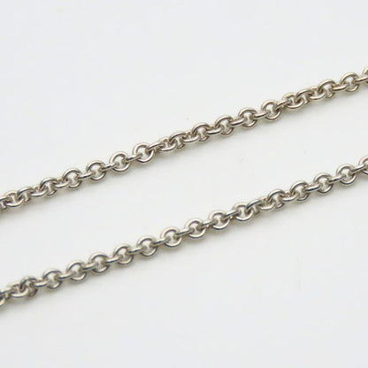 Tiffany & Co Necklace 1837 Narrow Oval Loop Silver 925 Approx 13.0g Silver