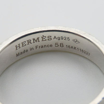 Hermes Ring Collier De Chien PM 58 Silver 925 Approx 5.0 g Studs