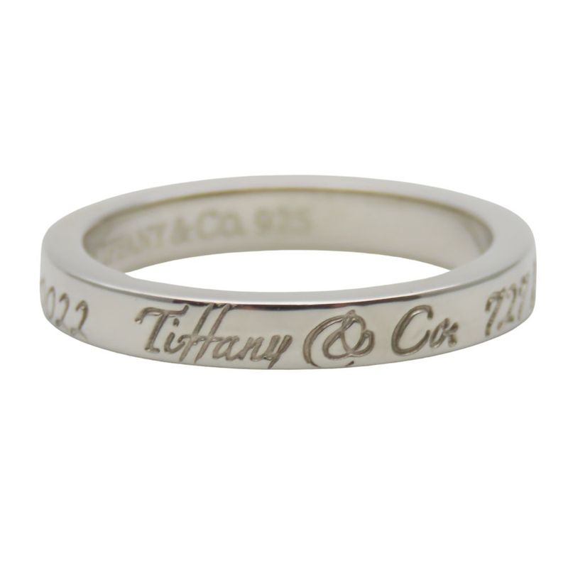 Tiffany & Co Ring / Ring Notes Narrow Ring New York Silver 925 Approx 2.7g