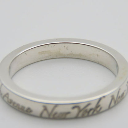 Tiffany & Co Ring / Ring Notes Narrow Ring New York Silver 925 Approx 2.7g