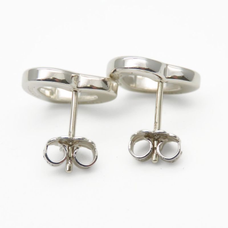 Tiffany & Co Earrings Heart Silver 925 K14wg Approx 3.0g Silver Accessories