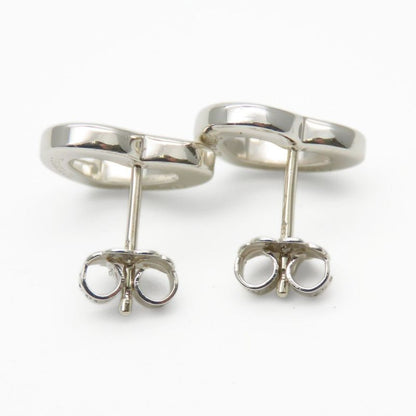 Tiffany & Co Earrings Heart Silver 925 K14wg Approx 3.0g Silver Accessories