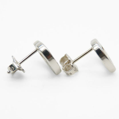 Tiffany & Co Earrings Heart Silver 925 K14wg Approx 3.0g Silver Accessories