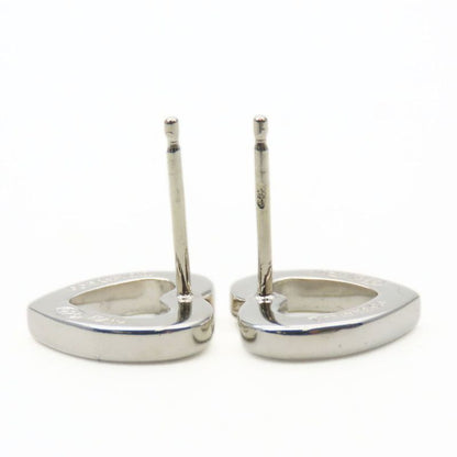Tiffany & Co Earrings Heart Silver 925 K14wg Approx 3.0g Silver Accessories