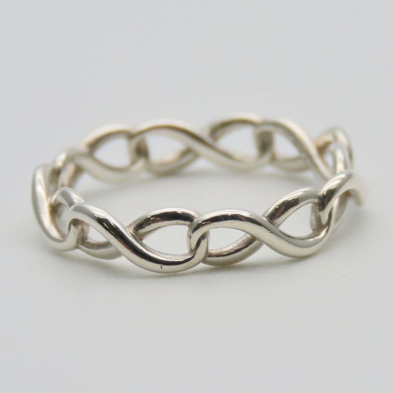Tiffany & Co Ring / Ring Infinity 925 Silver Approx 1.29g Silver Accessories