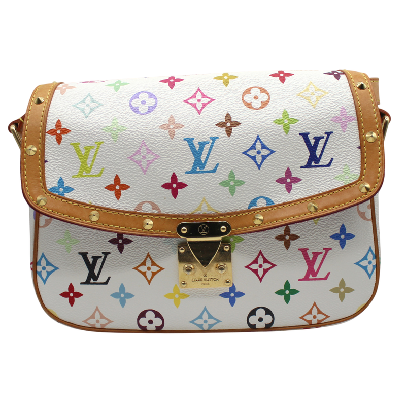 Louis Vuitton M92661 Sologne Monogram Multicolor White A25-3230