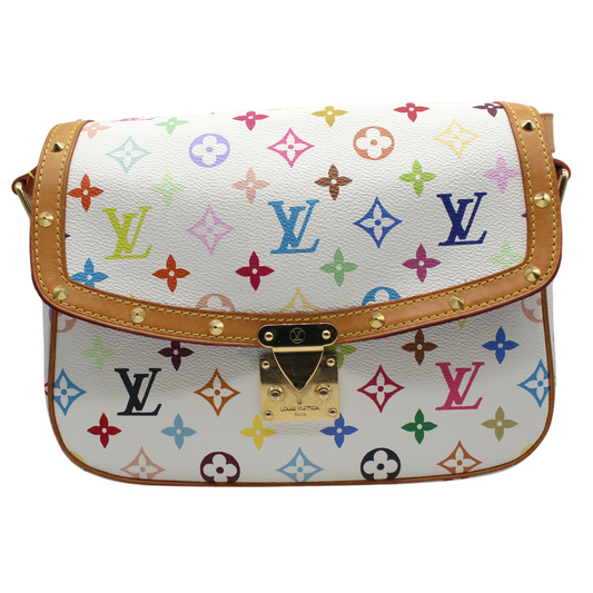 Louis Vuitton M92661 Sologne Monogram Multicolor White A25-3230