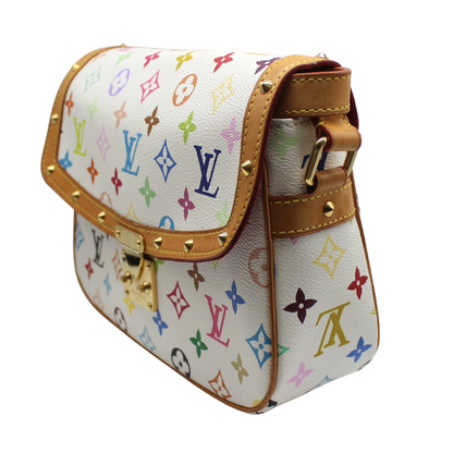 Louis Vuitton M92661 Sologne Monogram Multicolor White A25-3230