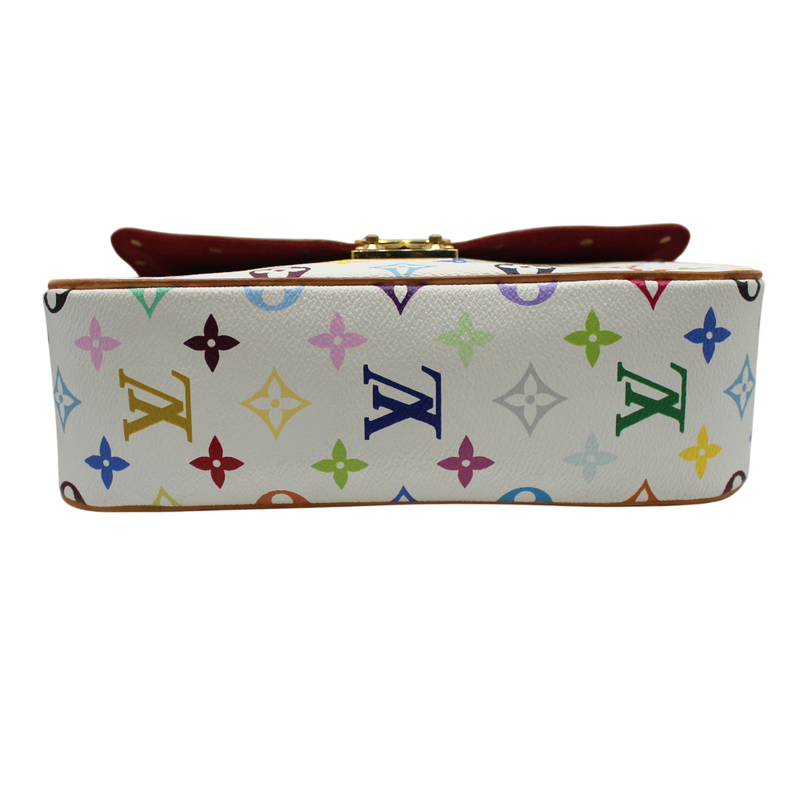 Louis Vuitton M92661 Sologne Monogram Multicolor White A25-3230