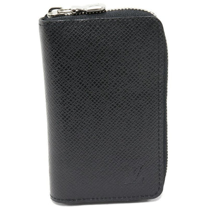Louis Vuitton Coin Case Taiga Noir Black Zippy Coin Purse M30511