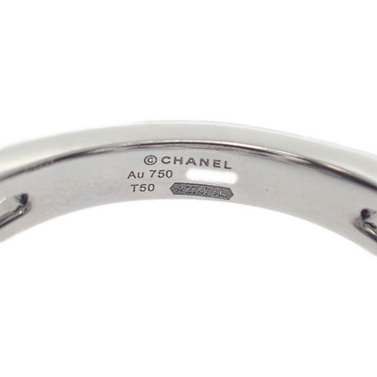 Chanel Camellia Diamond Ring J10807 Size 10 Size 50 Ring 18kwhite Gold 18K