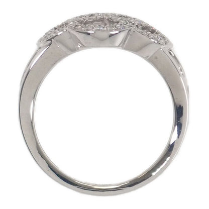 Chanel Camellia Diamond Ring J10807 Size 10 Size 50 Ring 18kwhite Gold 18K