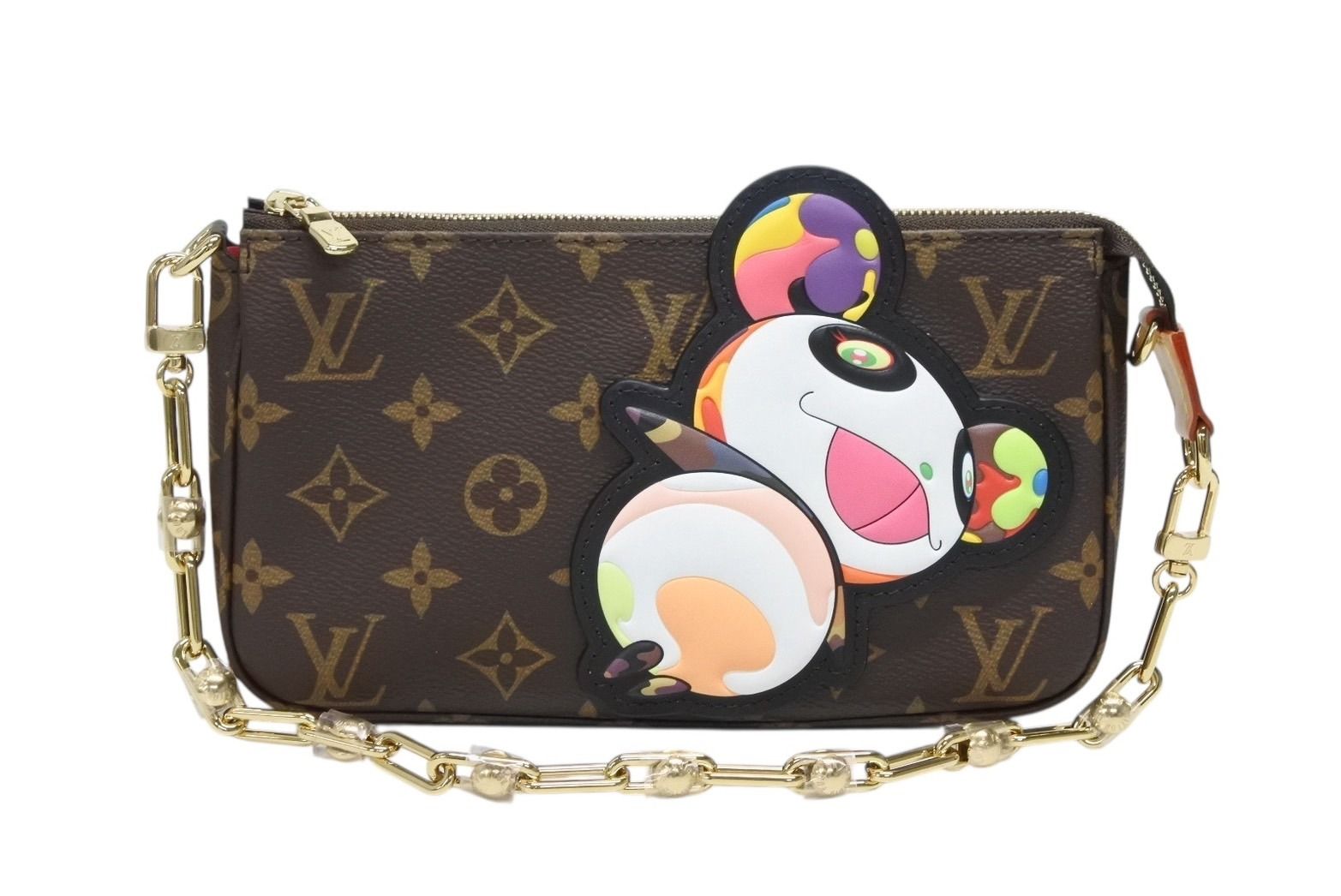 Louis Vuitton LV Takashi Murakami Monogram Panda Pochette Accessoires Pouch — view 2