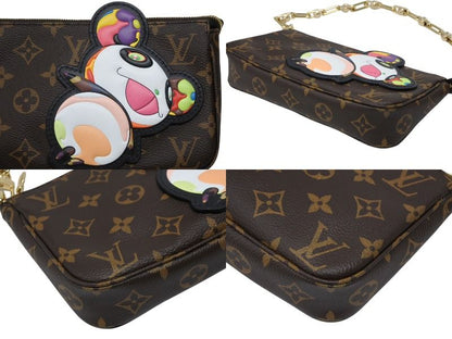 Louis Vuitton LV Takashi Murakami Monogram Panda Pochette Accessoires Pouch — view 7