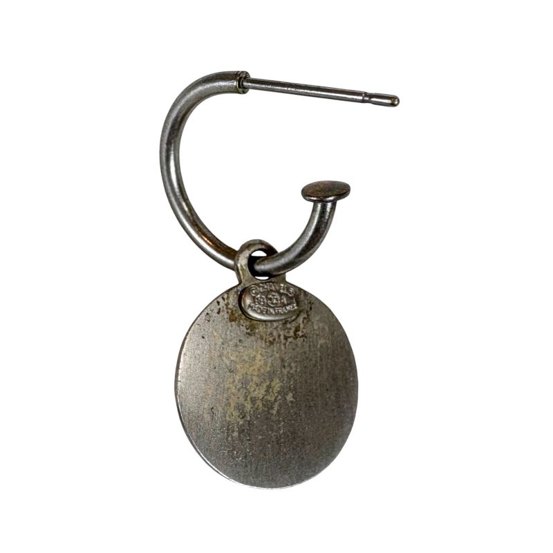 Chanel Coco Mark Hoop Earrings 1999 99A Swing Earrings Vintage