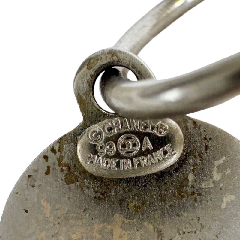 Chanel Coco Mark Hoop Earrings 1999 99A Swing Earrings Vintage