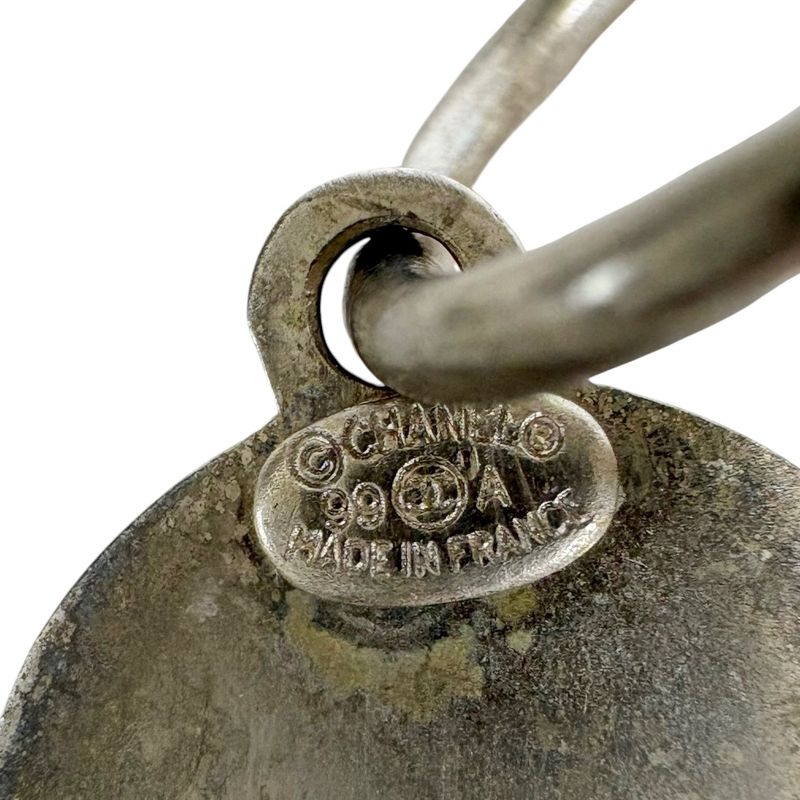 Chanel Coco Mark Hoop Earrings 1999 99A Swing Earrings Vintage