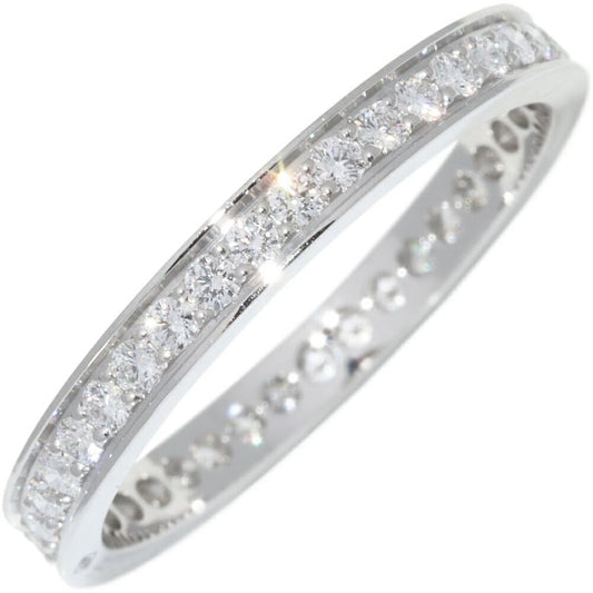 Cartier Ring Pt950 Diamond 39P (038ct) Ballerina Wedding Ring Full Diamond