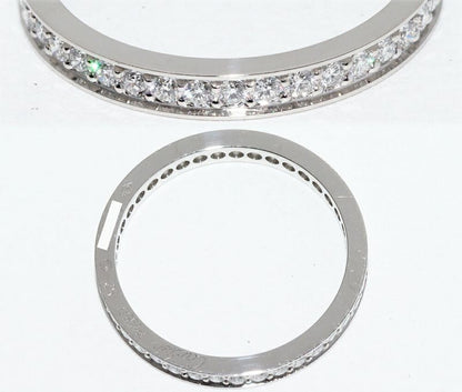 Cartier Ring Pt950 Diamond 39P (038ct) Ballerina Wedding Ring Full Diamond