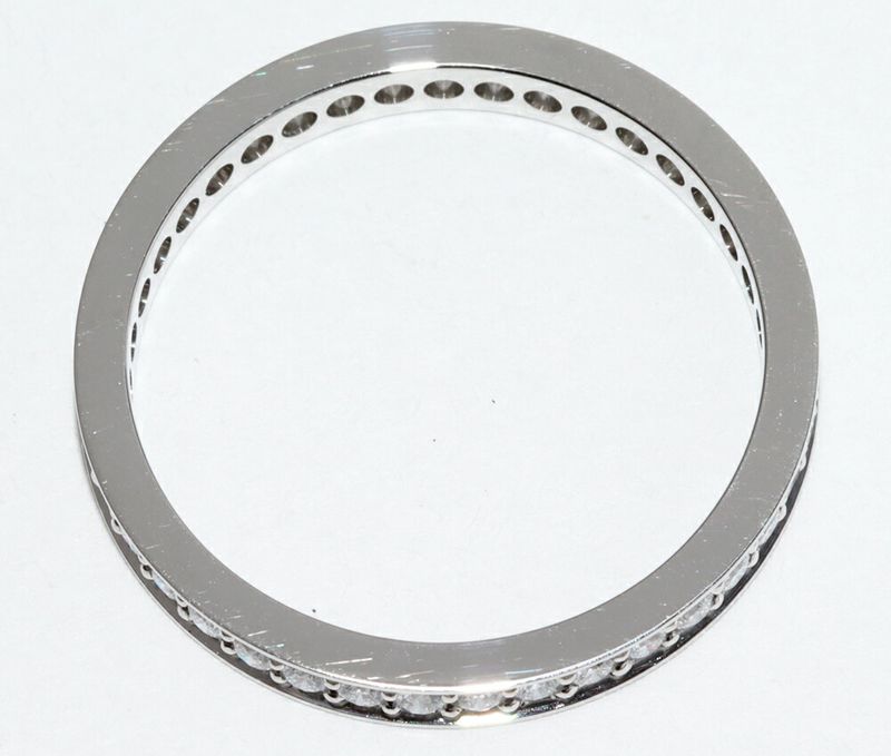 Cartier Ring Pt950 Diamond 39P (038ct) Ballerina Wedding Ring Full Diamond