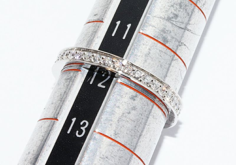 Cartier Ring Pt950 Diamond 39P (038ct) Ballerina Wedding Ring Full Diamond