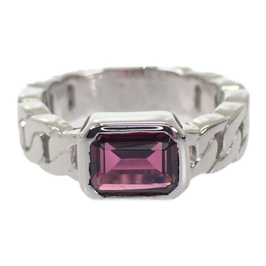 Chanel Première #11.5 Ring 18K White Gold White Gold Pink Garnet Ladies [A Rank